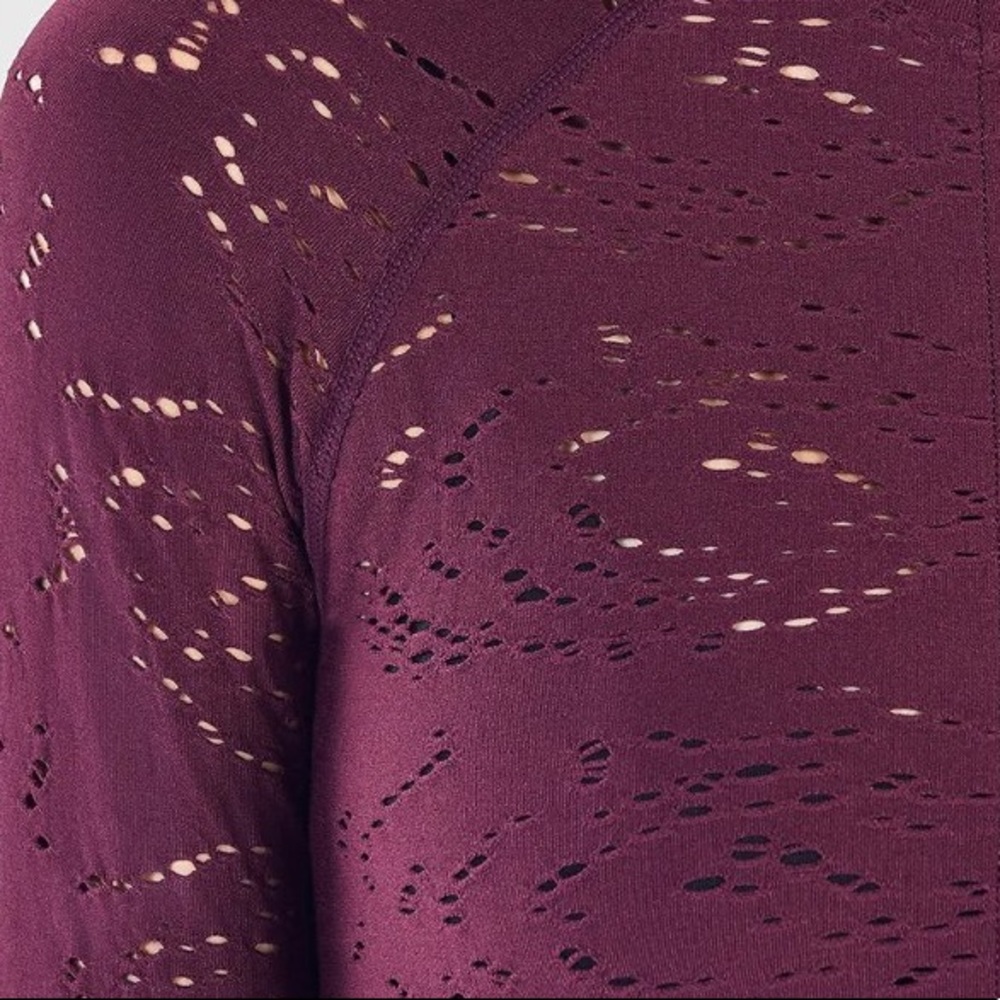 Seamless jacket, small, burgundy l, used once